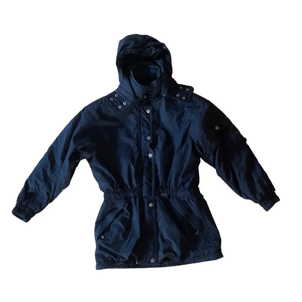 HEAD Skiwear winter skiing jacket coat puffer hooded black size 10
